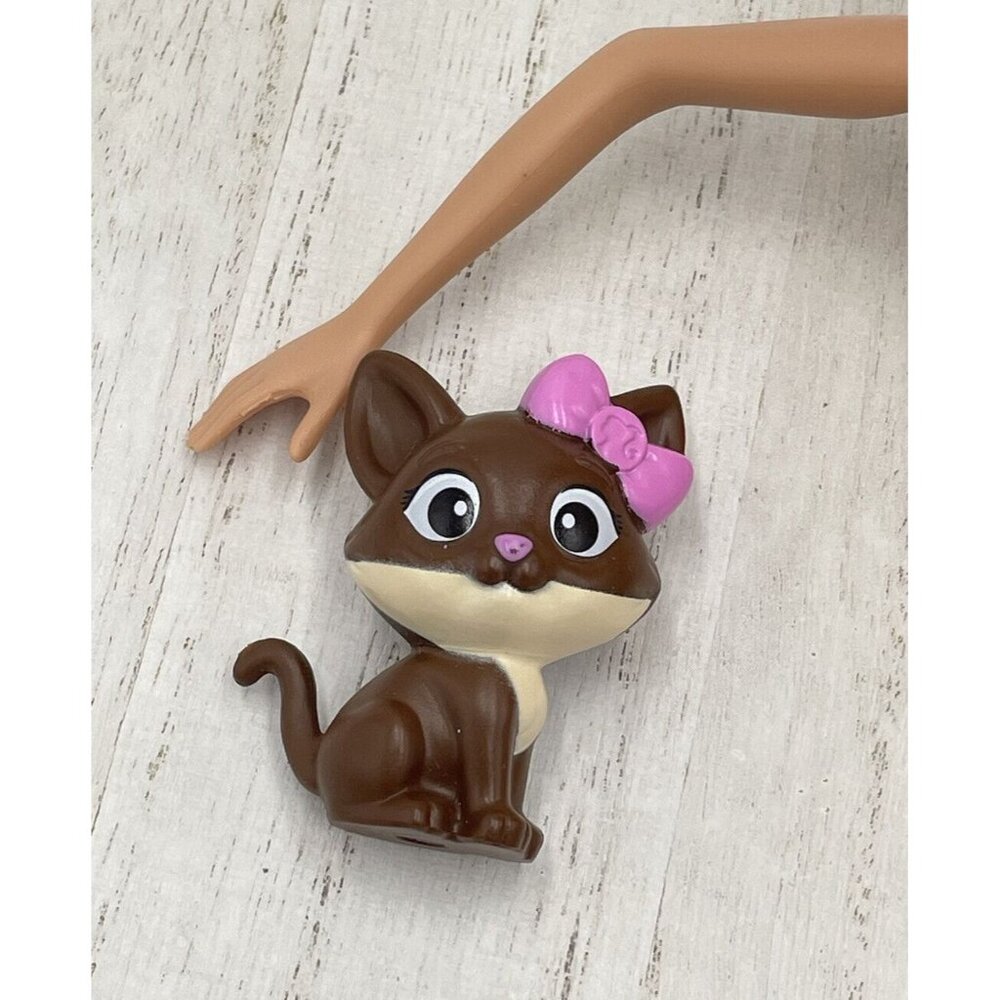 Mattel Barbie Size Pet Kitty Cat Figure Replacement Miniature Figure 2"